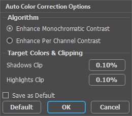 Auto Correction Settings