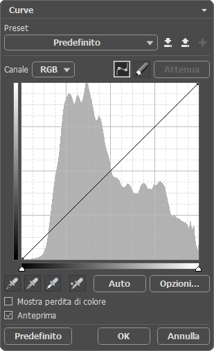 Curve in AliveColors