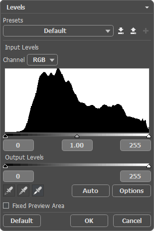 Levels Adjustment