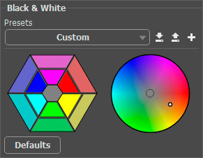 Adjustment Layer Settings Panel