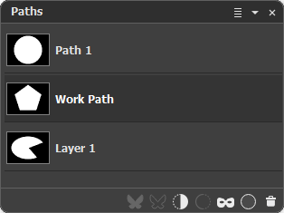 Paths Panel Paths Panel