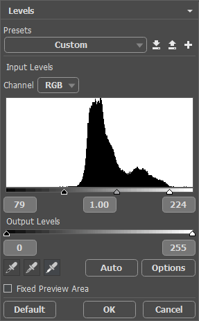 Levels Adjustment