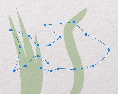 Shape Created with Pen Tool Shape Created with Pen Tool
