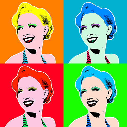 Ritratto pop art