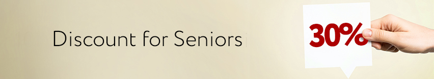 Senior Discount: 30% Off